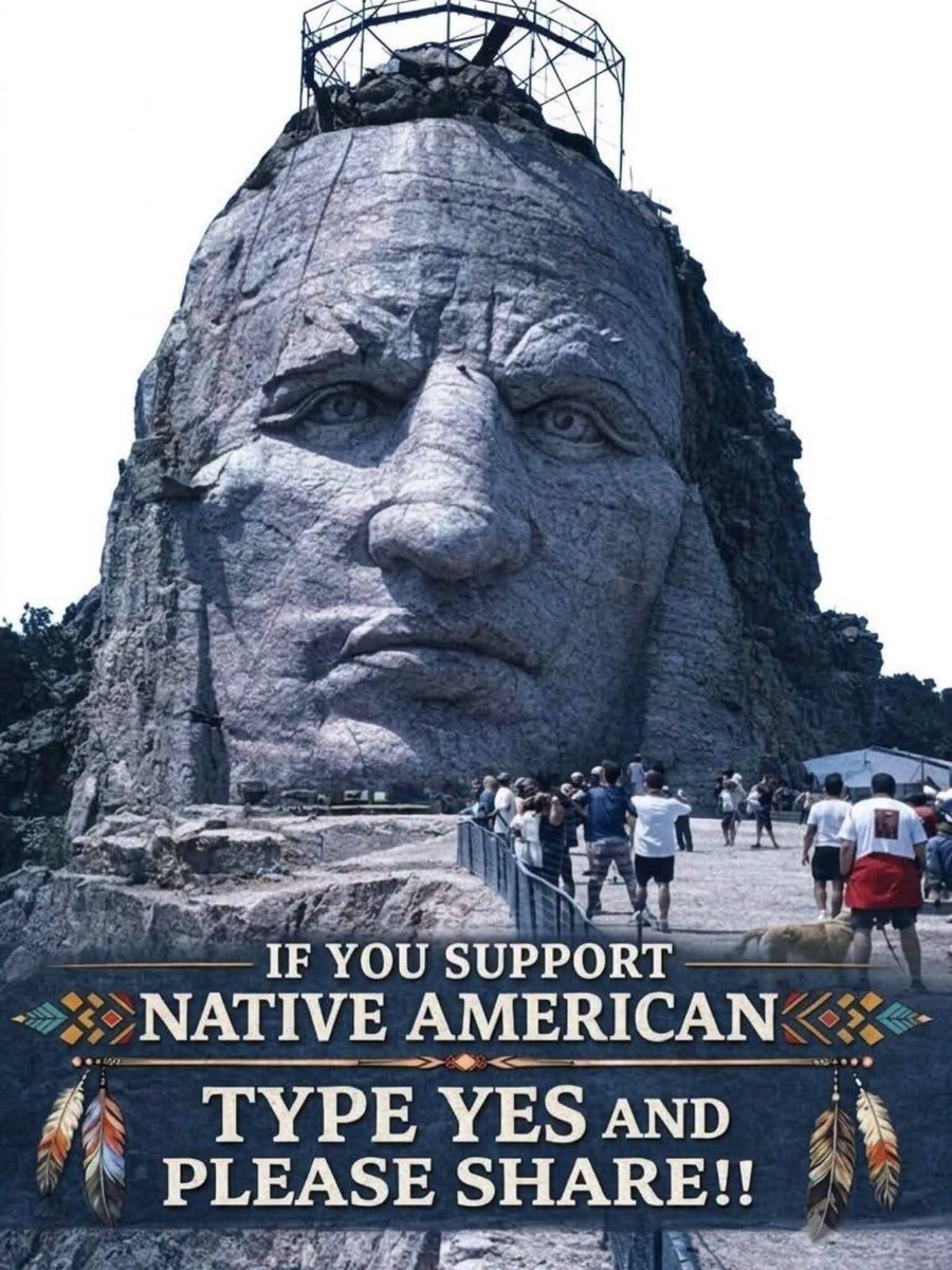 _native_history's tweet photo. Last Prophecy of Crazy Horse:

“Upon suffering beyond suffering; the Red Nation shall rise again and it shall be a blessing for a sick world. A world filled with broken promises, selfishness and separations. A world longing for light again. https://t.co/g4ptz7jkYK