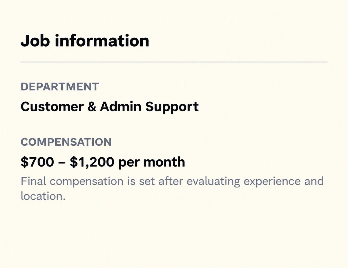 peo_pool's tweet photo. If you are looking for an entry-level remote customer support job.

I just found a Customer Support &amp; Order Specialist role that is open to candidates in Africa, LATAM, and Eastern Europe.

No years of experience required. https://t.co/yjPsofvsmI