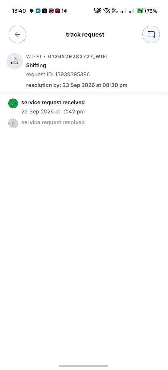 MePulkits's tweet photo. The request has been raised to 6 times but no solution yet. What kind of pathetic service is this? @Airtel_Presence @airtelnews @airtelindia. Dear @TRAI please look into this matter. https://t.co/YwCuJH6j9j