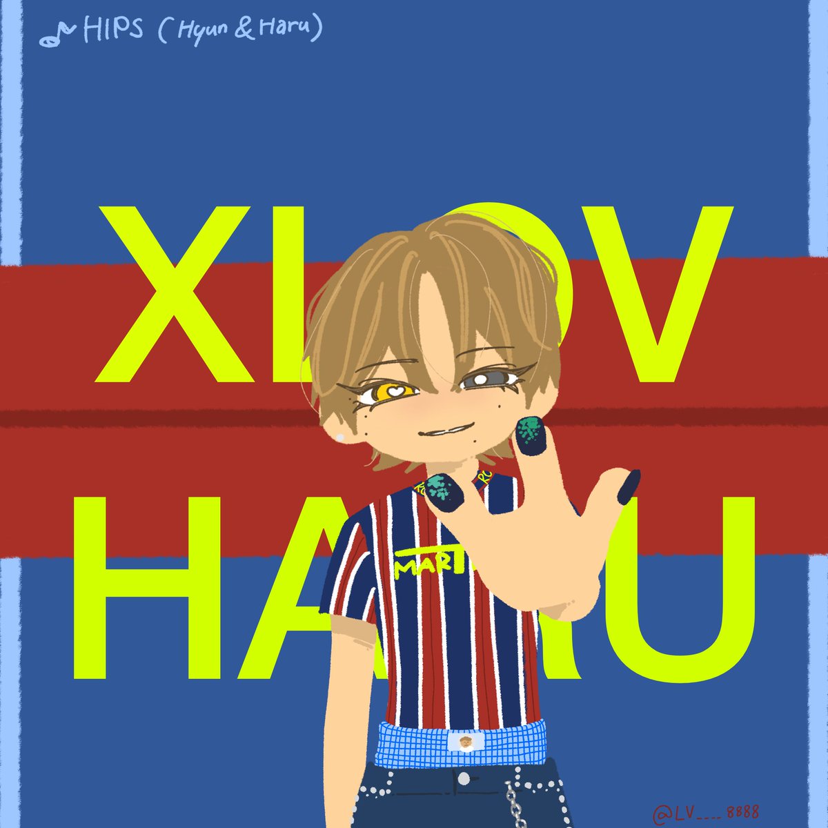 LV____8888's tweet photo. HIPS ‼️

#XLOV #엑스러브 #fanart #하루 #HARU https://t.co/FiyQHJCDII