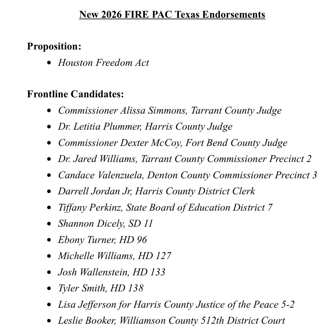 PollTracker2024's tweet photo. Texas Tribune: Jasmine Crockett excludes Talarico from her endorsement list of candidates running for office in Texas https://t.co/PD0VXFVQF6