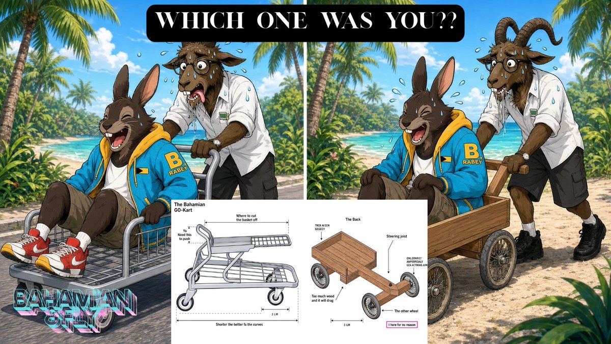 AndrewP242's tweet photo. I’m THIS BAHAMIAN! IF ya grew up running, pushing, and riding in one of these?? WHICH ONE WAS YOU?! https://t.co/3XXHOW8pjN