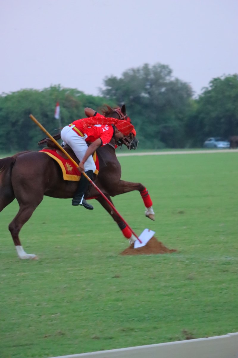 SWComd_IA's tweet photo. Raw power. Flawless strategy. Unmatched speed.
Seven top-tier teams clashed on the turf as #61Cavalry organized the prestigious #ArmyCdr’sPoloCup under the aegis of #SaptaShaktiCommand in Jaipur (21–27 Sep 2026).
In an intense, high-adrenaline final, the Jaipur Polo Team delivered a masterclass performance, defeating Team V Polo 11–5 to claim the championship trophy! 🏆
Lt Gen Mohit Malhotra, #ArmyCommander, #SaptaShaktiCommand, presented the coveted trophy to the champions.
#IndianArmy
#Polo
#Equestrian
#JaipurEvents
#Sportsmanship
@adgpi
@HQ_IDS_India