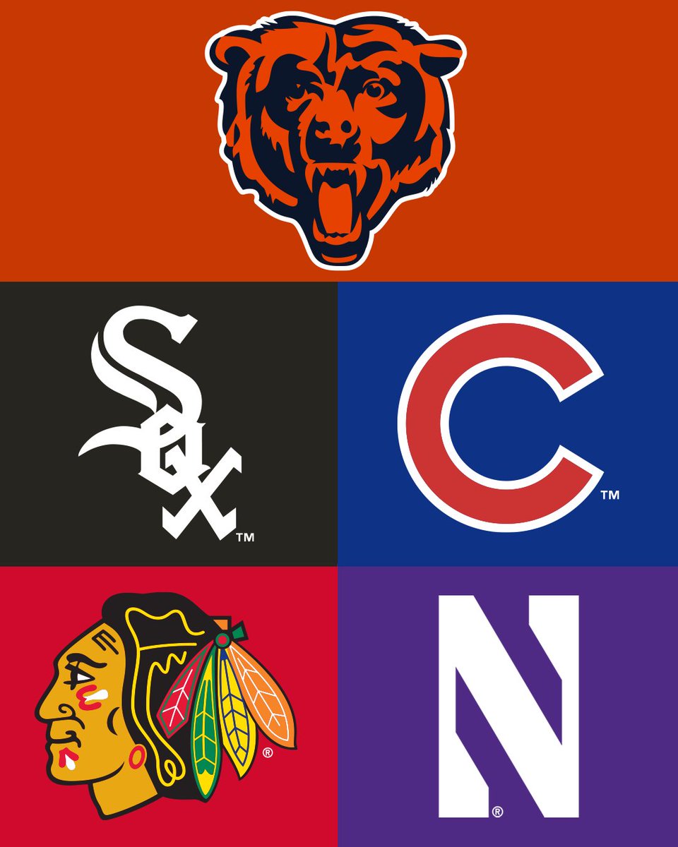 FanDuel's tweet photo. WHAT A TIME FOR CHICAGO 🔥

Mon - Bears vs. Eagles
Tue - White Sox playoff game
Tue - Cubs playoff game
Tue - Blackhawks season opener
Wed - White Sox playoff game
Wed - Cubs playoff game
Thu - two potential playoff games
Thu - Blackhawks game
Fri - Northwestern opens stadium https://t.co/rj3Sf7XCVO