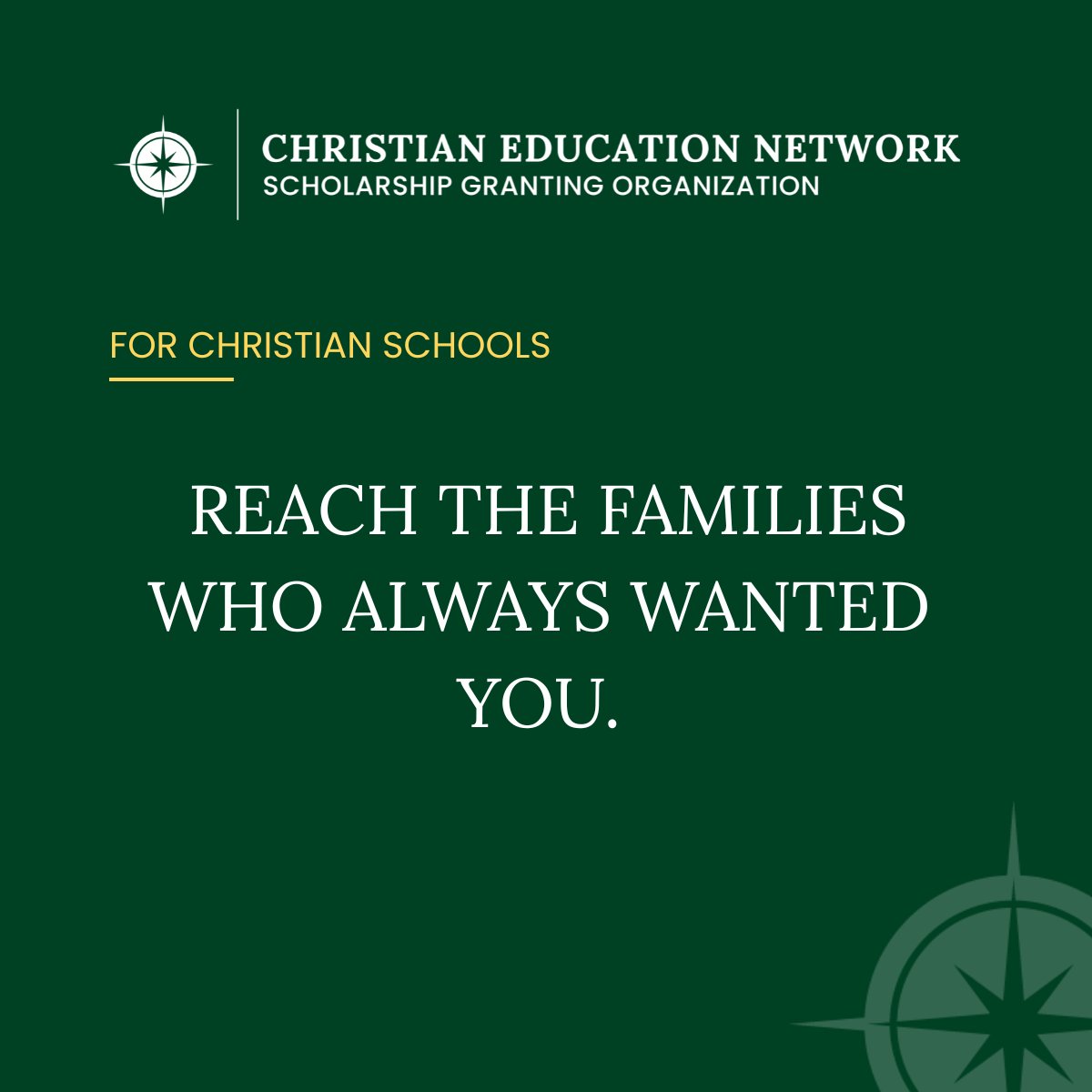 CENSGO's tweet photo. Plenty of families want a Christian education. Tuition is often the reason they couldn't choose your school.

The Education Freedom Tax Credit funds scholarships that make your school affordable, so more families can say yes.

Book a call: https://t.co/0ERijVS1Gf https://t.co/2xNXknbJmh