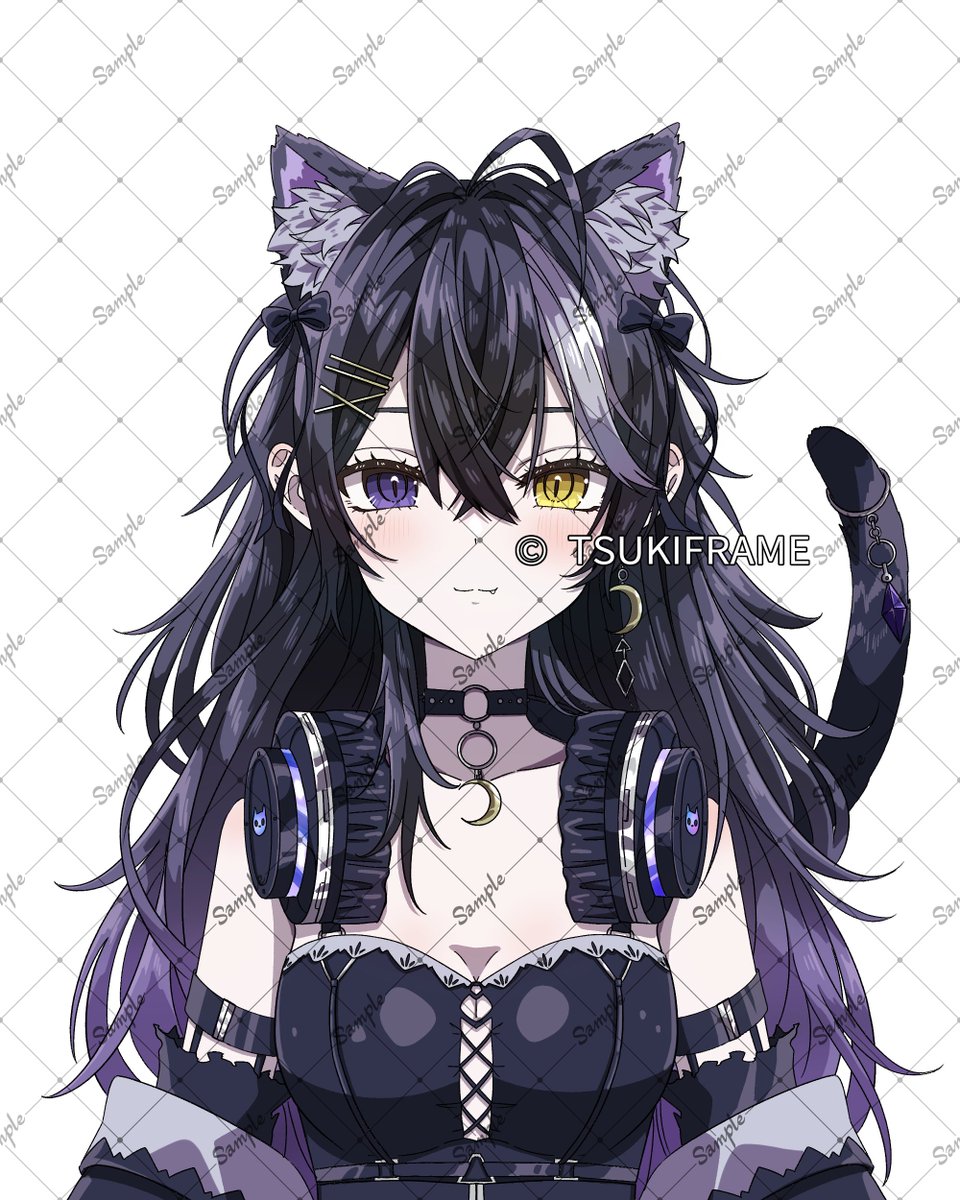 TSUKIFRAME's tweet photo. 🐈‍⬛ Original Character Design
Black Cat × Midnight Radio 🌙
My first adoptable for TSUKIFRAME!
I'm a Japanese animator creating character designs &amp; adoptables.
Looking for a VGen Artist Code ✨
#VGenCode #VGen #Adoptable #CharacterDesign https://t.co/z2kCP0PZtq