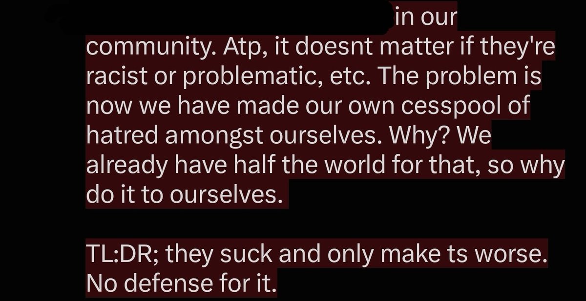 Kj__dm's tweet photo. @maddsaccre213 @Space_Waff1e @zyaseath @doomphilia You cant play that card when what theyre creating is causing harm in the first place; they are purposeful hateful caricatures, whether directed at themselves or others, that highlight prominent features that many of us share. The only purpose of these images is to fuel the hatred https://t.co/sKYtW2oUOf