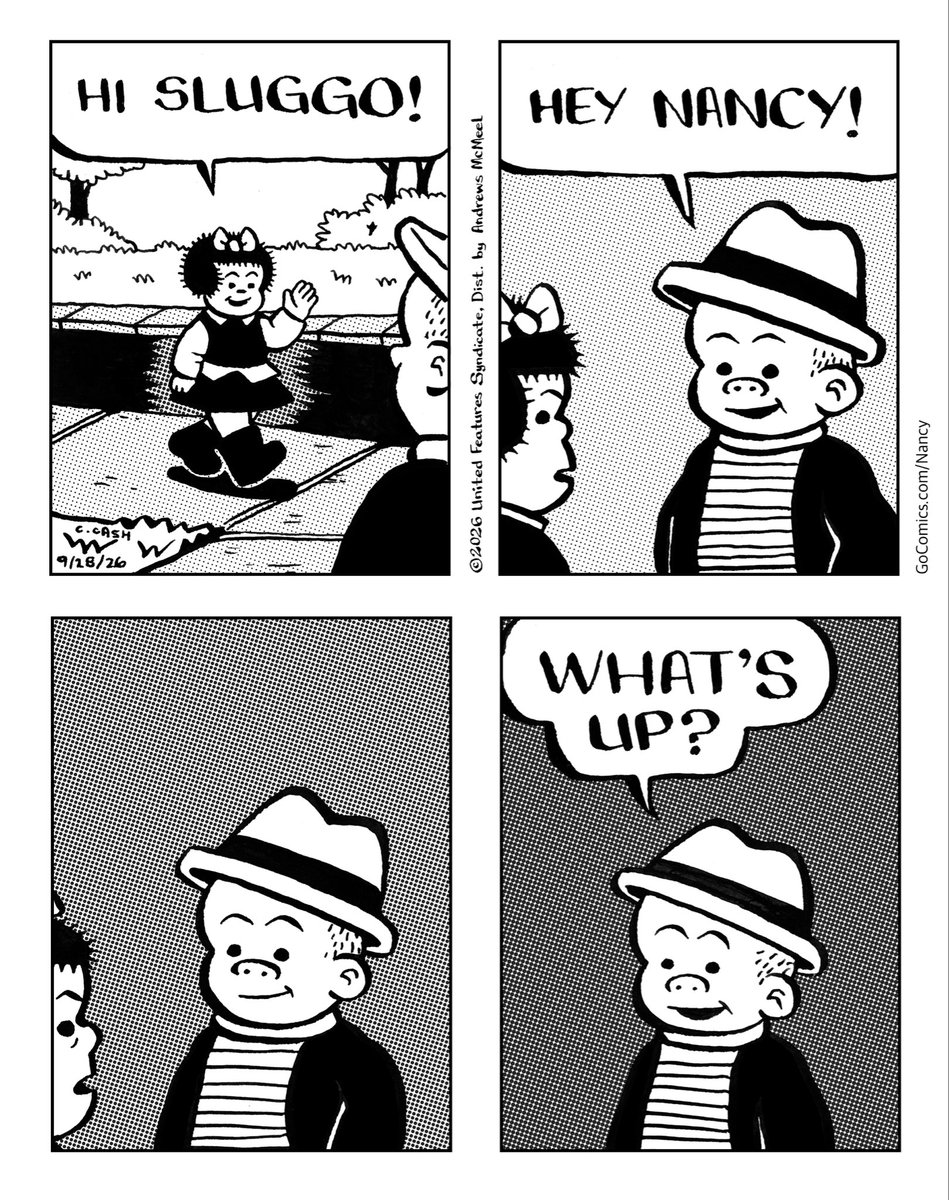 cash__browns's tweet photo. Nancy 9/28/26 … “Sluggo’s Terrible New Hat” Part 1 https://t.co/IxXtDfvQ6D