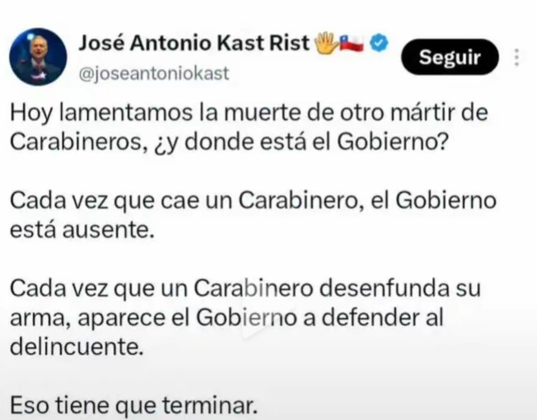 Manunano's tweet photo. @jakastadriasola Mira TONTOÑO quien escribía antes contra del gobierno https://t.co/sfWmZ47z2N