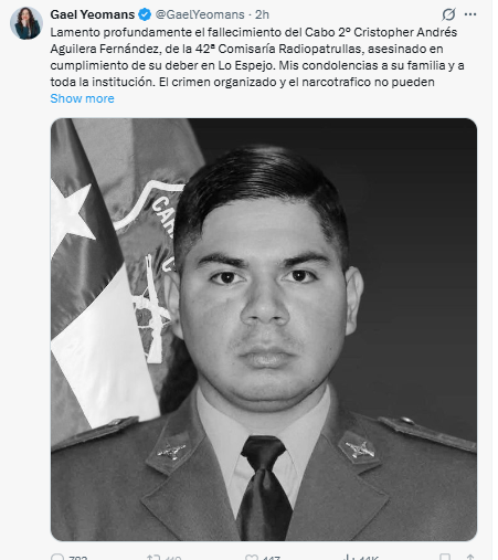 ACambiarlos's tweet photo. Comunista hija de las mil putas miserable.
Tienes sangre en las manos basura.

@GaelYeomans https://t.co/ljGYQIZ8r7