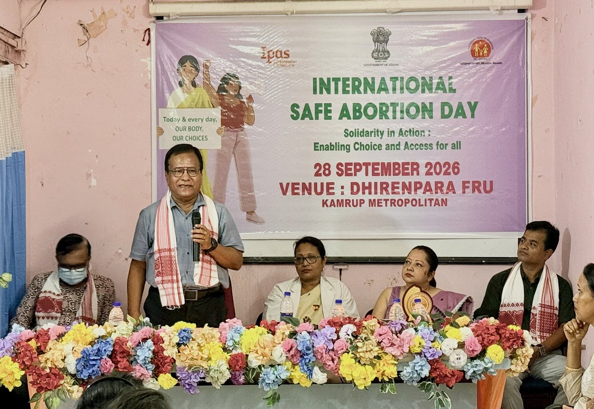 MetroNhm's tweet photo. International Safe Abortion Day was observed today at Dhirenpara FRU, Kamrup(M) promoting importance of safe &amp; quality abortion care services through trained healthcare providers &amp; designated health facilities. As part of the programme, the Best CAC Provider was also felicitated. https://t.co/bf1ZJMVzAU