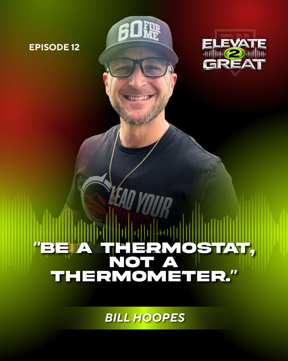 Elevate2GreatHQ's tweet photo. Be a thermostat, not a thermometer.

Don’t simply react to the pressure surrounding your athlete. Regulate yourself and help bring stability to the moment.

#Elevate2Great #SportsParents #PositiveCoaching https://t.co/caiSmdOZ4c