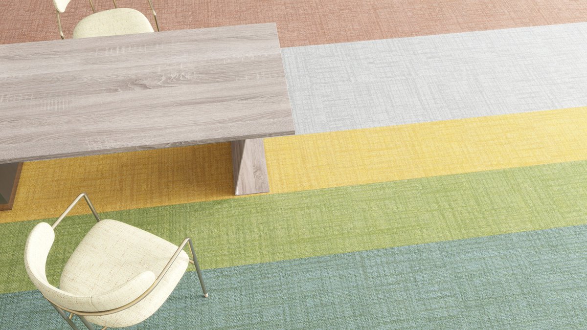 Floornet1's tweet photo. Meet BLOOMS, the vibrant medium commercial 50 x 50cm carpet tile range. The colour palette unlocks true design freedom, pairing 5 versatile neutral base tones with 8 bold accent colours.
Life looks better in colour.
#Floornet #Blooms #Colour https://t.co/gWnnO05sSQ