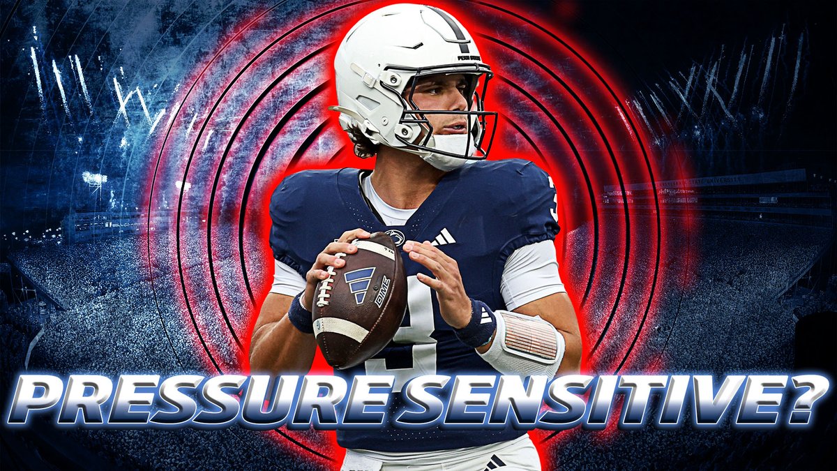PennStateOn3's tweet photo. 🤔 Penn State's run game and passing game both fell apart against Wisconsin. Are those two problems actually connected? @ThomasFrankCarr spent the weekend investigating the offense and the defense and has answers. 

BWI Live at 10 a.m.👇
https://t.co/JTRYILb69D https://t.co/74ba3MeYTc
