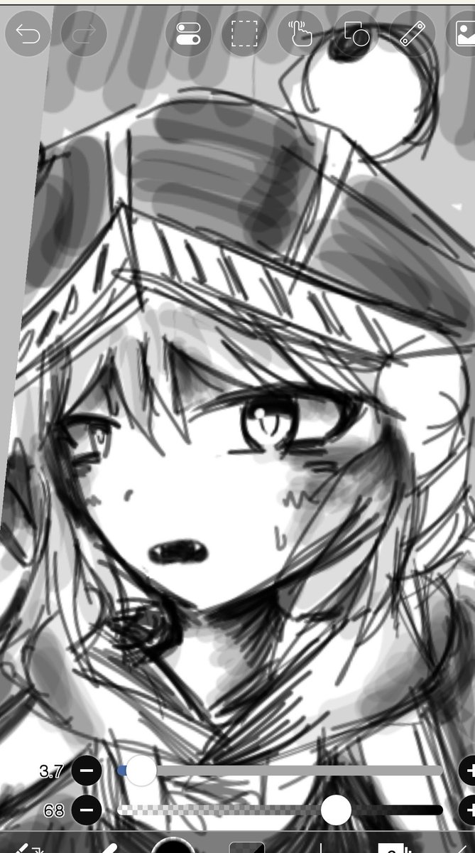iiikkka_san's tweet photo. 経過、描いてる暇がなさすぎる https://t.co/DyLd54zs89
