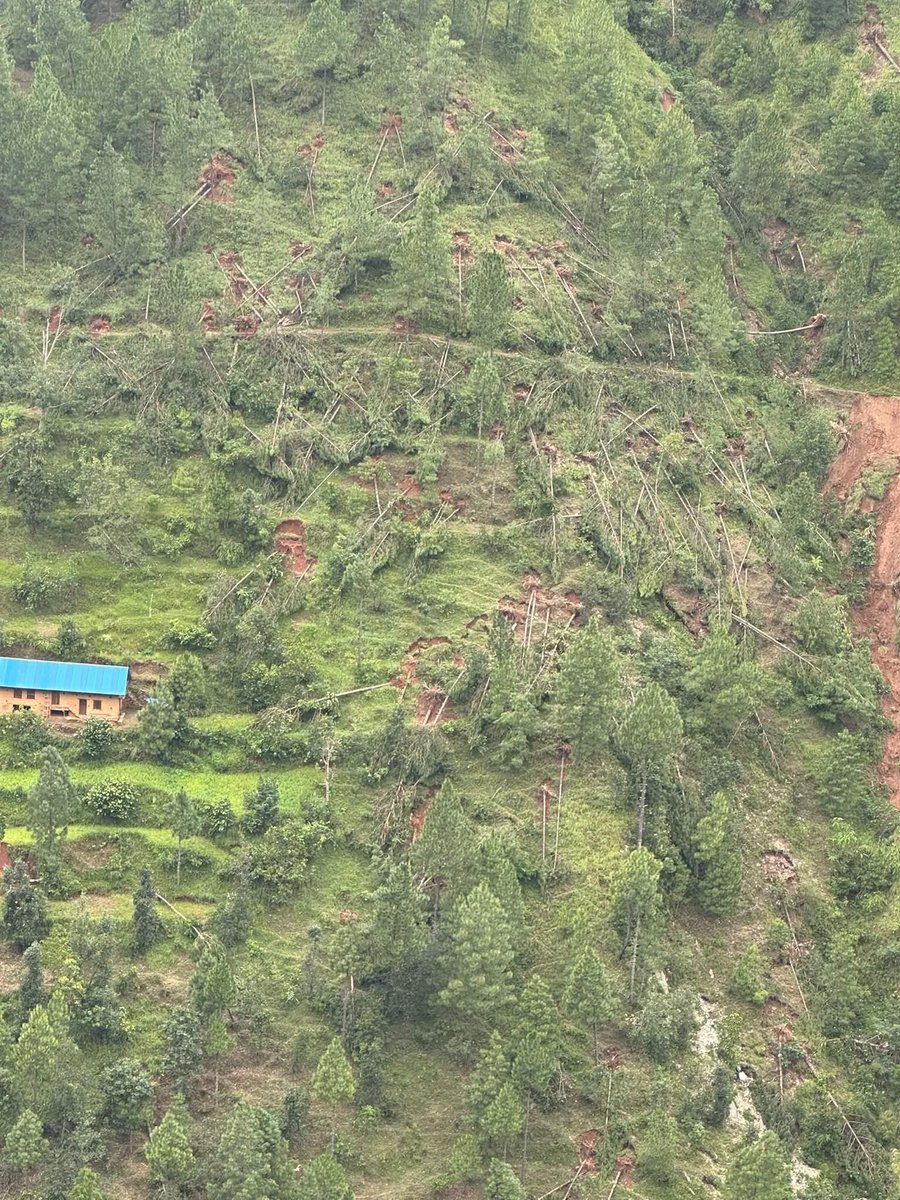 RcDymn's tweet photo. लगातरको बर्षा पश्चात आयको हावा हुरिले ढालेका रुखहरु! https://t.co/QXlYtJwSvX