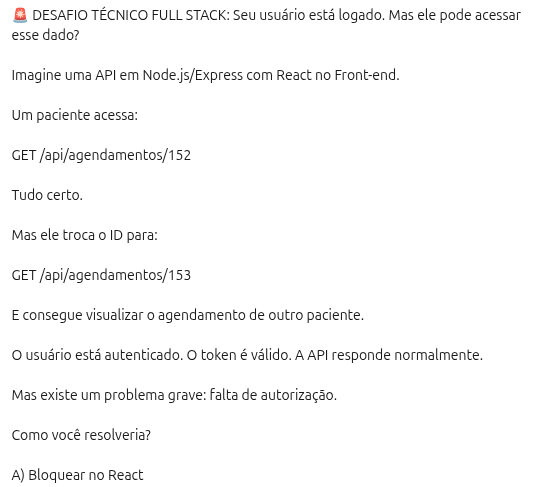 gugeldev's tweet photo. esse tipo de post no linkedin me da vontade de acabar com tudo! https://t.co/bzNBsljZxQ