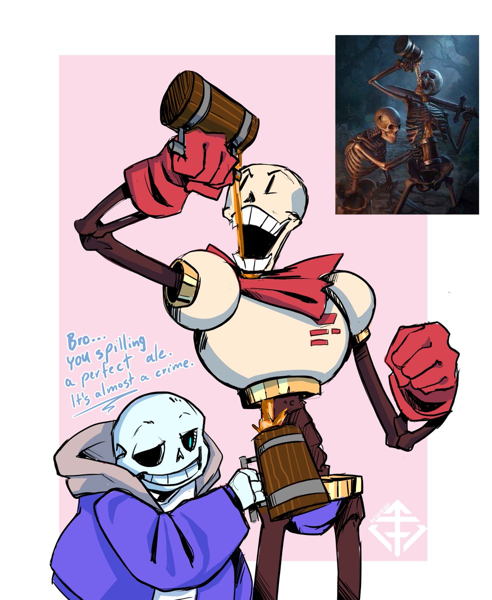 kriimhild's tweet photo. #undertale #deltarune #sans #sanstheskeleton #papyrus #papyrustheskeleton https://t.co/OQzdctXctd