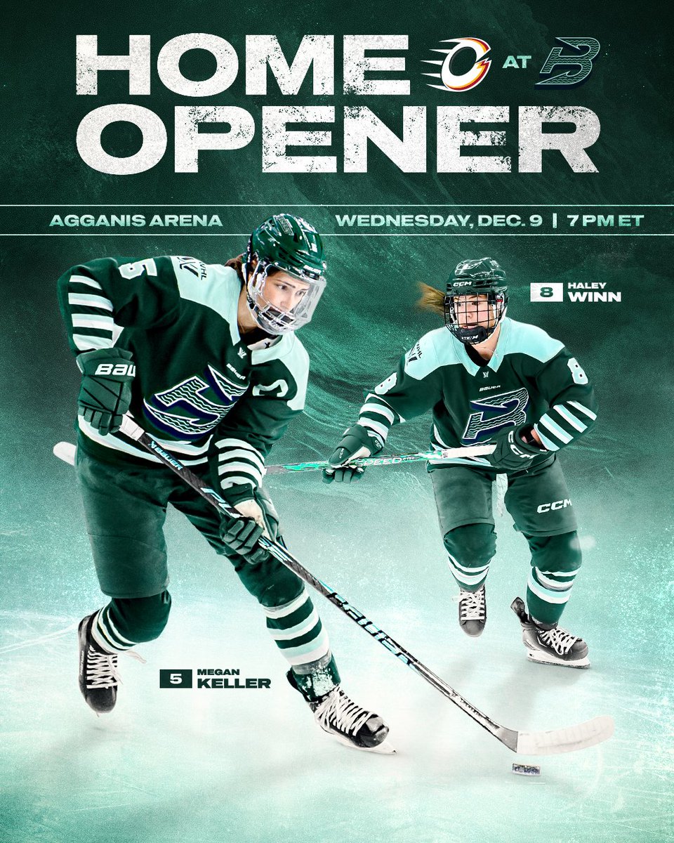 PWHL_Boston's tweet photo. A playoff rematch...this time at our new home ⚓️

Our Home Opener at @AgganisArena is on Wednesday, December 9 at 7:00 PM ET! Tickets go on sale TODAY at 11:00 AM ET.

📰: https://t.co/pzv6IoscOI
🎟️: https://t.co/DbykBRHJbF https://t.co/Pj6au6izqC