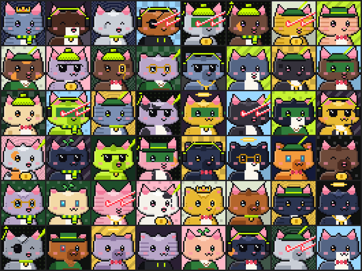 nftpurrcat's tweet photo. Sneak peek. 👀🐾

Meet the new PurrCats. Which one's your favorite?

Coming soon to Robinhood Chain. 🐱🚀 https://t.co/2bTVg9YAME