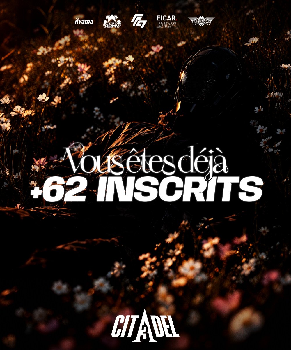 CitadelSmash's tweet photo. 📊 Déjà 62 inscrits pour Citadel 3 ! 

Les poules commencent à se remplir et plusieurs gros noms ont déjà validé leur billet. Ne fais pas l'erreur d'attendre la fermeture de la billetterie.

Choppe ta place ⬇️ https://t.co/DIIqPDZ0e9
