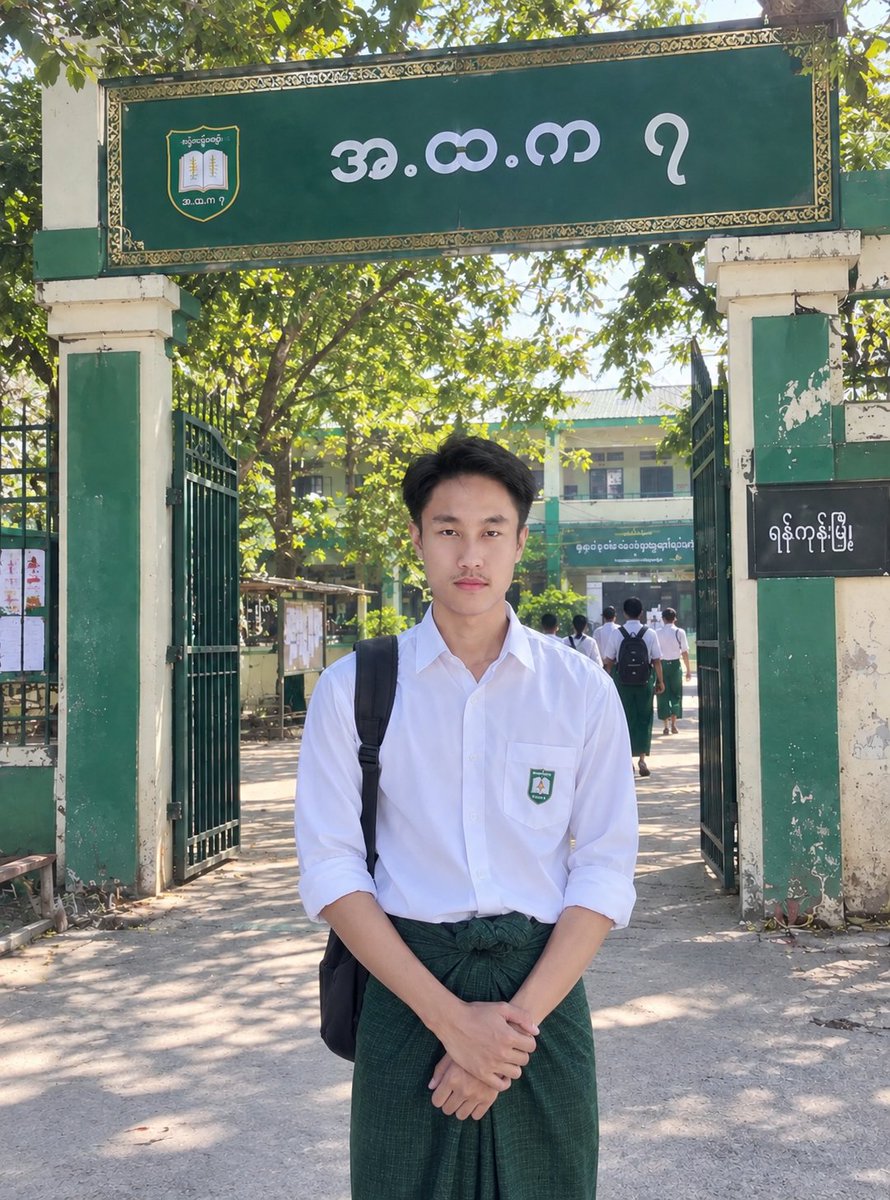 kmin2222's tweet photo. ကျောင်းစိမ်း Trend 💙 https://t.co/26bs3lEl3c