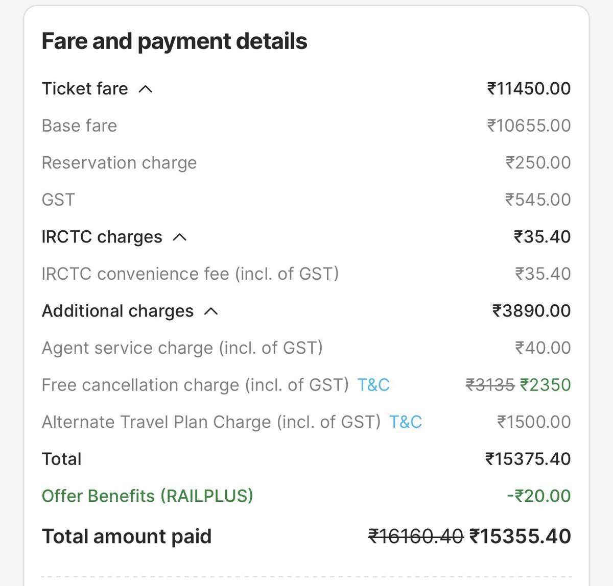 ansarishad3's tweet photo. I didn't want to cancel, but it got cancelled automatically. I received a refund, but why was the cancellation fee deducted? I didn't initiate the cancellation, so I want the full amount back. https://t.co/RlUeWipaOp