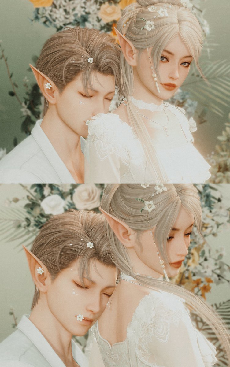 lightofachernar's tweet photo. Maybe some back kisses from Elfvier? 🫣 https://t.co/c6hAjxxXCA