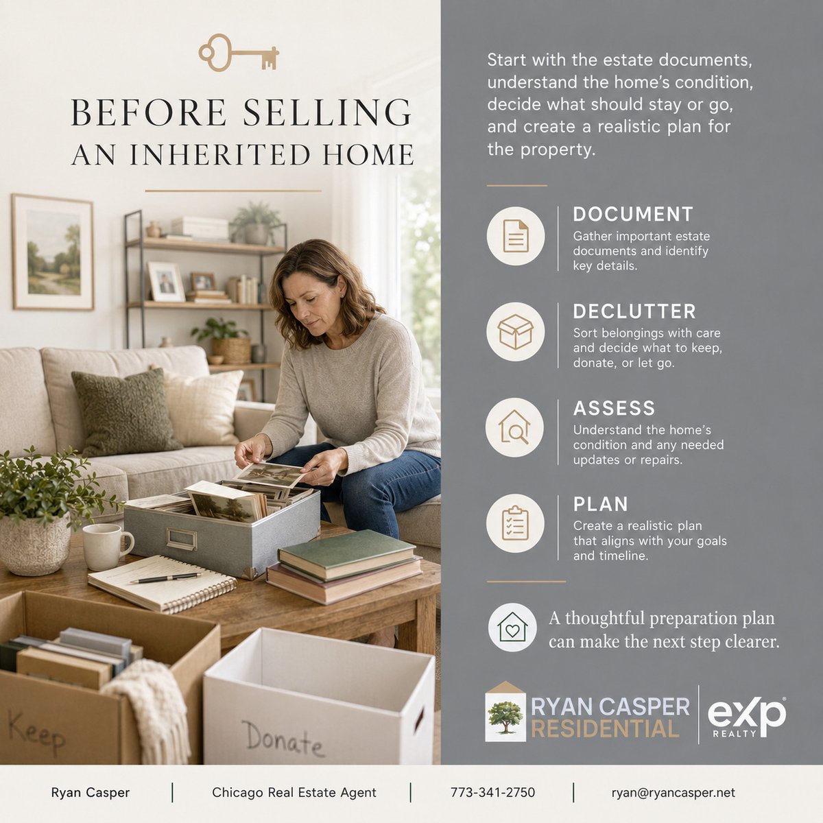 ryanleecasper's tweet photo. Selling an inherited home?

As a Chicago real estate agent, I help families through this transition. Start with these 4 steps:

1. Document
2. Declutter
3. Assess
4. Plan

I'm here to guide you every step of the way.

773-341-2750

#RealEstateAgentsInChicagoIllinois https://t.co/MdRIqzZsj7