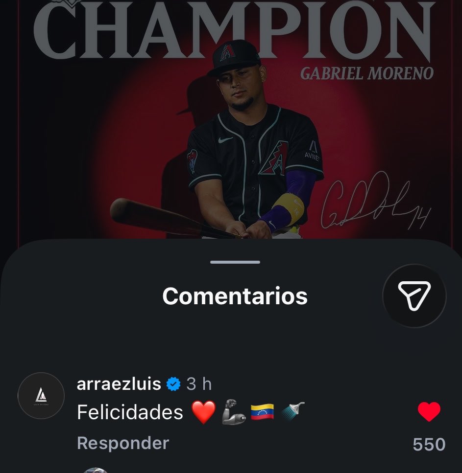 porlagoma's tweet photo. Son dos venezolanos. 
Esto es lo que deberíamos estar comentando. 
Décimas los separaron. 
“Por una cabeza” cómo dice el tango, aunque en verdad fue por una nariz…
Así se dieron las cosas. 
Ninguno de los dos controla la reglas, lo que está claro es que controlan sus bates. 
Dejen ya.
