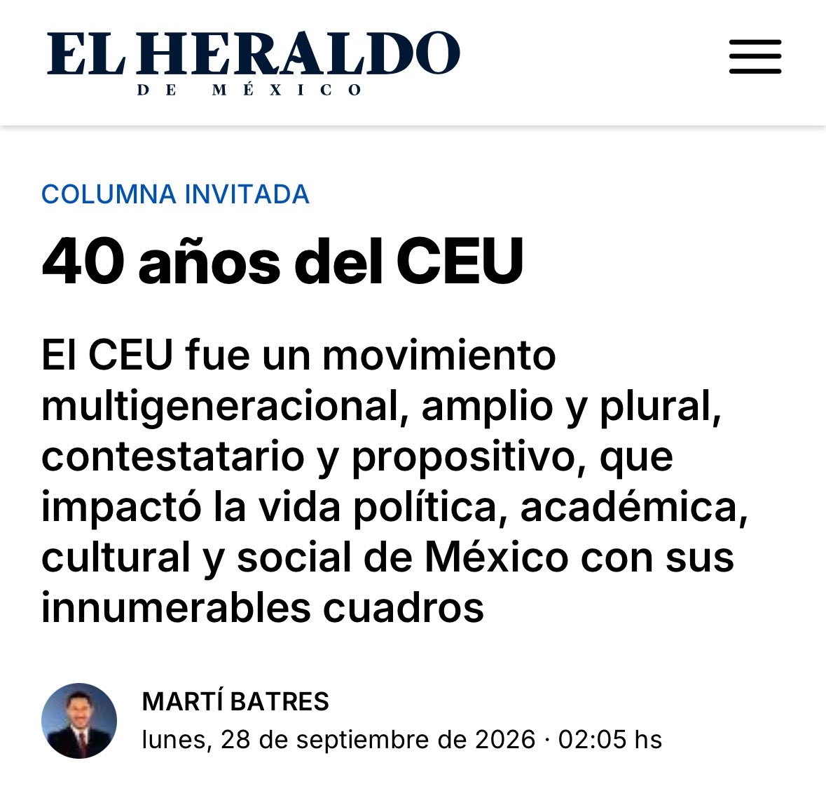martibatres's tweet photo. Una de las activistas más destacadas en la fundación del CEU, Claudia Sheinbaum Pardo, es hoy la Presidenta de México.

https://t.co/JIuj2wUyKR https://t.co/HVZr4kLpf2