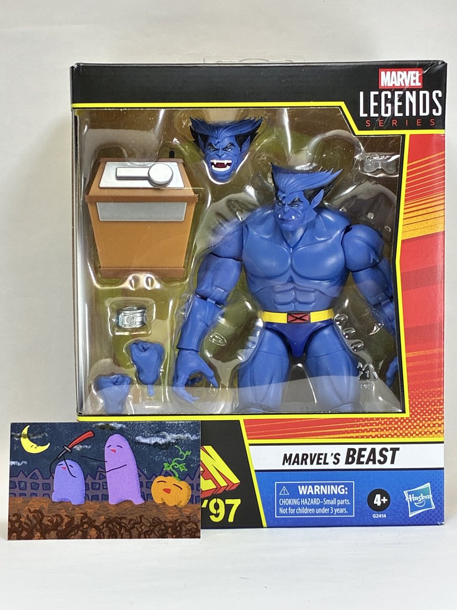31_Ga_Gallium's tweet photo. X-MEN'97 ビースト到着！
@varicaideさんで予約してたのでちょっとお早めにゲット
毛むくじゃら造形のコミック版が理想だったけど、これはこれでアニメそのままで良い！
#マーベルレジェンド https://t.co/pw66Yus4PS