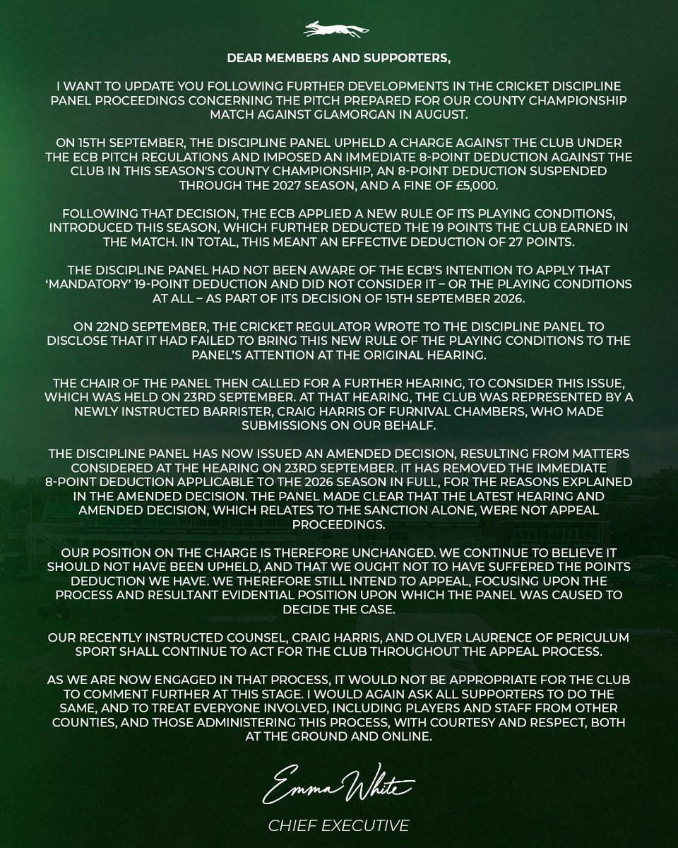 leicsccc's tweet photo. An update from Emma White.

View the full report below.

📰 https://t.co/ry7IqX1Cbt https://t.co/WTqpP8PglE