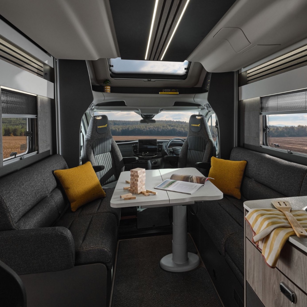 swiftgroup's tweet photo. The Trekker family is growing. 

Say hello to the Trekker 505, joining the popular 540, 584 and 594 to bring even more choice to our adventure-inspired motorhome range, all with lithium batteries giving you more usable power and greater flexibility away from mains hook-up.

Four layouts. 2-4 berth options. One unmistakably Trekker attitude.

Where would you take yours first?

See it here 👉 https://t.co/qdLgu1Z6TS

See it at the NEC in October 👉 https://t.co/6jnObXMtTA

#SwiftTrekker #MotorhomeAdventures #Swift2027 #ExploreMore