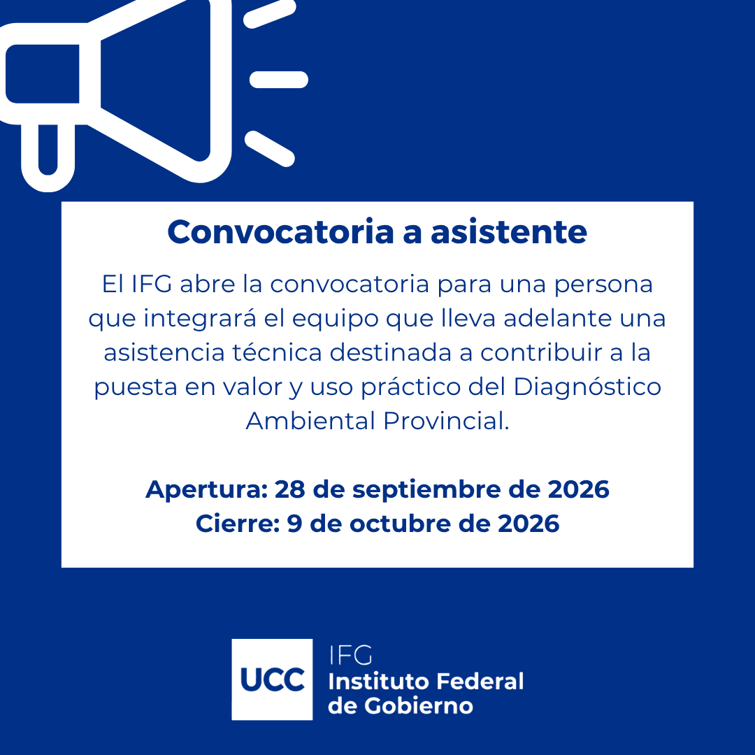IFGUCC's tweet photo. 📣 ¡Nueva convocatoria!
📝 Buscamos un asistente para conformar el equipo responsable de contribuir a la puesta en valor y uso práctico del Diagnóstico Ambiental Provincial (DAP): https://t.co/QSfcmVFN5j
Si cumplís con los requisitos, ¡esperamos tu postulación! https://t.co/8uXAcaxVlL