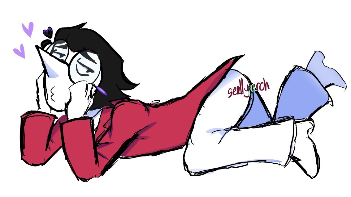 seallyarch's tweet photo. magma 
#spamton #deltarune https://t.co/QXvTUvKnUv