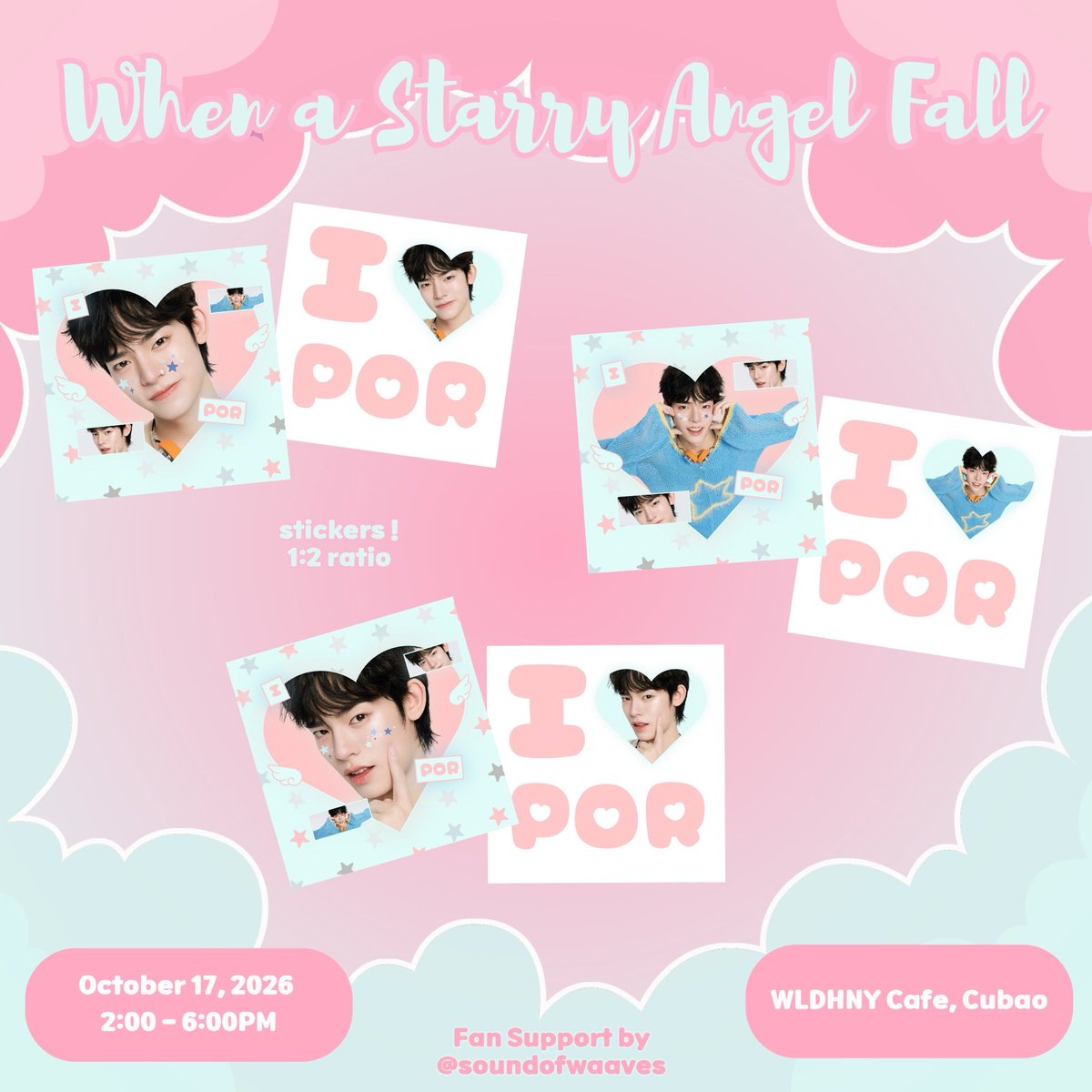 soundofwaaves's tweet photo. When A Starry Angel Fall 🪽
i 🩵 por stickers
─ freebies by @soundofwaaves
🎀 strictly 1:2 ratio
#PorSuppakarn
#WhenAStarryAngelFall https://t.co/RBSlxDOcJM