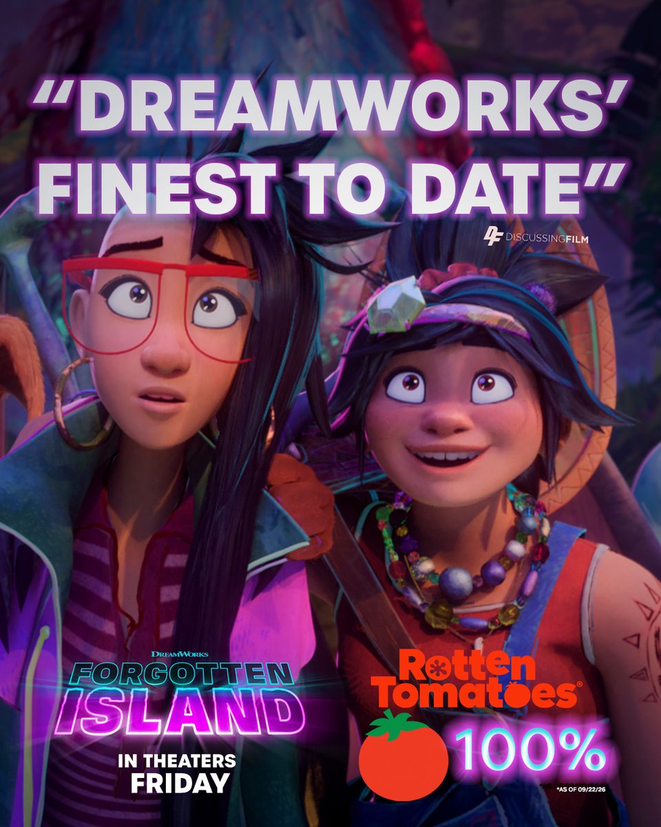 atomtickets's tweet photo. Pack your bags, the portal to Forgotten Island is officially open 🏝️✨ Forgotten Island is NOW PLAYING, only in theaters.

Get your tickets at the link in bio 🎬 https://t.co/MIB3ma5rwf