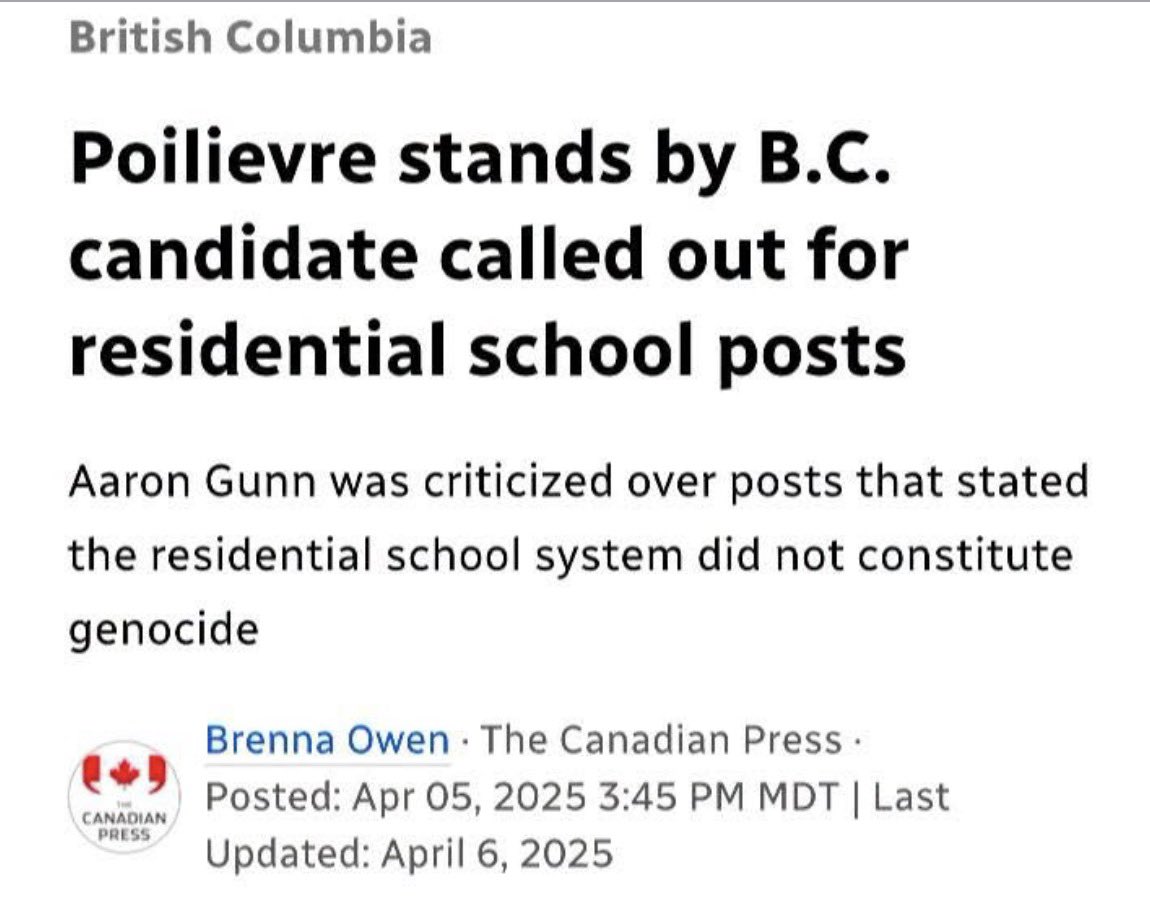 peepeeLEpuke's tweet photo. This is @PierrePoilievre choice for an MP, @AaronGunn 

We are seeing these crappy people run for office within the BC con party

Just don’t vote for a party filled with racists and bigots

Never con https://t.co/C0j0u68jqs