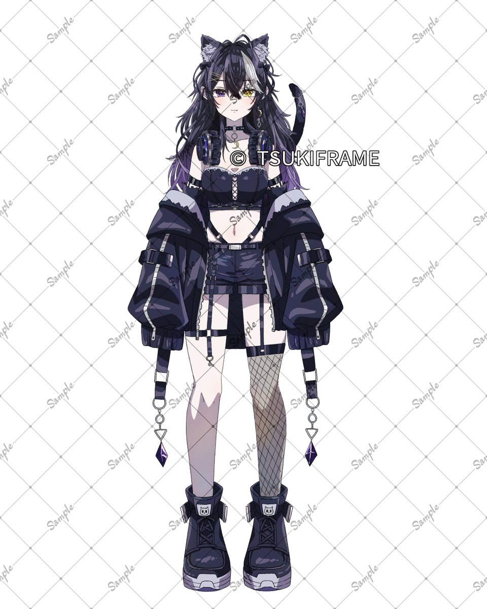 TSUKIFRAME's tweet photo. @fuzzinkkk @_VGen_ Hi! I’m a Japanese animator &amp; character designer 🇯🇵
Here’s my latest original character design. Thank you for the opportunity! ✨ https://t.co/v4cSZVH4zy