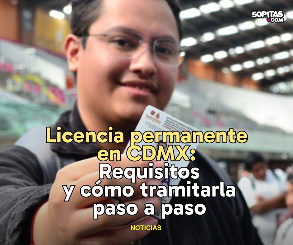 sopitas's tweet photo. 🚗 ¿Todavía no tienes la licencia permanente de CDMX? Tienes hasta el 31 de diciembre de 2026 para tramitarla. https://t.co/bNQSJynB0O https://t.co/CNimZnco8e