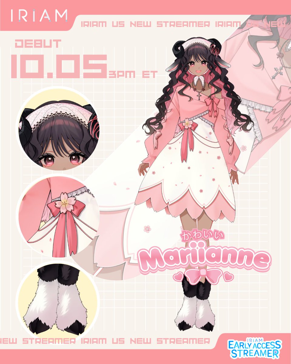 justmariianne's tweet photo. 🐑🌸 There’s a new sheep in town~!

Once a little lamb of the Good Shepherd, now wandering a new pasture in human form. ♡

Will you join my flock? Come say hi at my debut!

Join me on IRIAM October 5th at 3pm EST as I #JumpOnIRIAM as an #IRIAMEarlyAccess streamer! 🐑🌿🤍 https://t.co/xydzPUSJmc