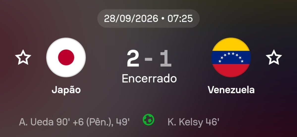 CentralDoBrega's tweet photo. Japão venceu a Venezuela e oficialmente pode dizer que venceu TODAS seleções da América do Sul

absurdo. 🇯🇵 https://t.co/GYU2EUQuZc