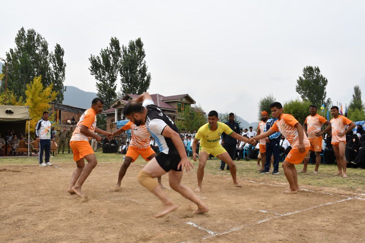 164Pro's tweet photo. OPS RANGE ANANTNAG Inter Battalion Kabaddi Tournament Organized by 164BN, CRPF, Kokernag, Dist Anantnag, J&amp;K on 28/09/2026 at Govt. Degree College, Kokernag in which 08 Batallions participated. All support extended by the Principal and the students of the college. https://t.co/Wagr3dMapb