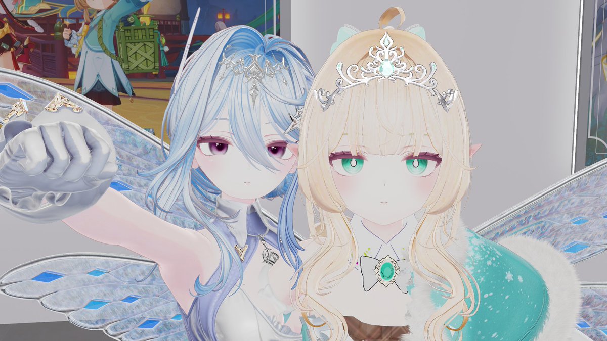 komdot_vrc's tweet photo. #Vワット 原神６周年おめでとうございます！ https://t.co/am4Tfcj4Uq