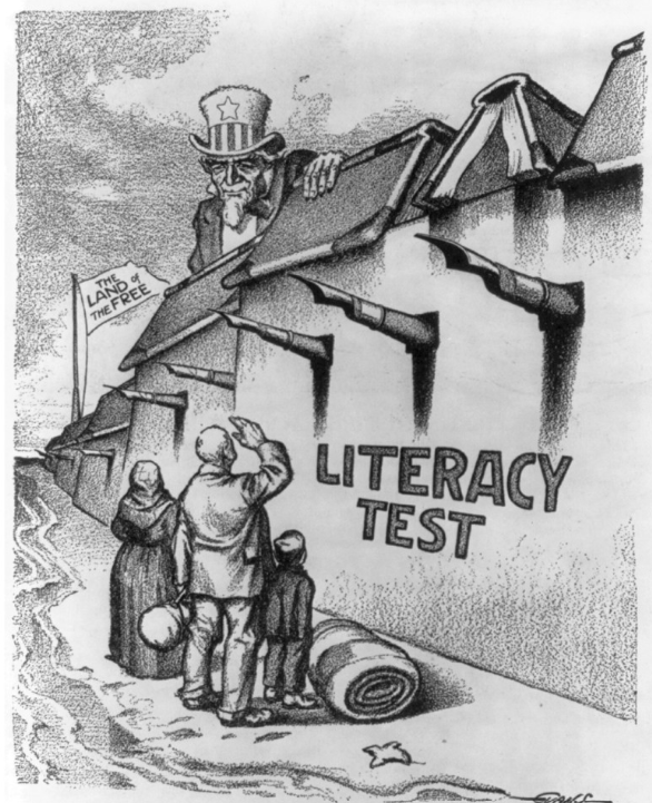 PGSDems's tweet photo. (@PoliGSim)

As soon as Republicans gain power they introduce legislation that brings Jim Crow back at federal scale, a literacy test so obviously unconstitutional that they are trying to specifically amend the Voting Rights Act to try to make it legal. https://t.co/12O7Xhi5bB