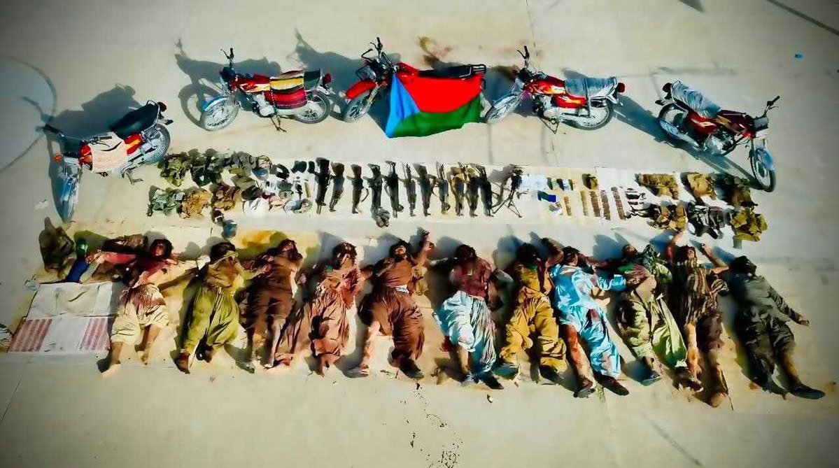 PakDefence_'s tweet photo. The hunt for BLA terrorists is in full swing across Balochistan, with Pakistani security forces eliminating a large number of terrorists in recent days. https://t.co/3sa1znNfYo
