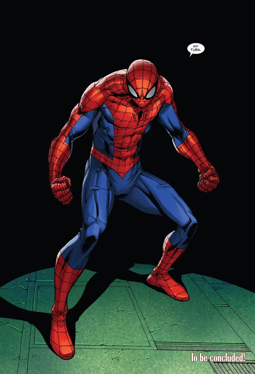 SelinaWayne95's tweet photo. These three pages are the only legacy of Superior Spider-Man https://t.co/58vIKoHh7w