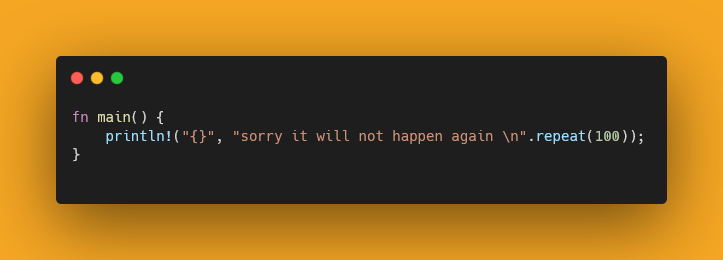 MelasAmaso's tweet photo. Rust version🦀🔥 https://t.co/1ng1Ohr7B8