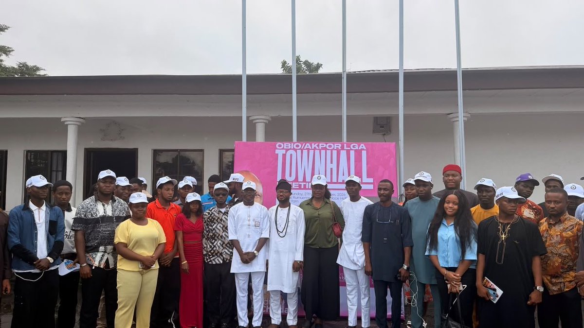 RiversFirstInst's tweet photo. Yesterday, Rivers First Initiative took its grassroots engagement to Obio-Akpor with a town hall meeting, creating an opportunity to connect with locals, listen to their concerns, and bring the conversation closer to the people.

#riversstate #rfi #portharcourt https://t.co/i7RVlFBJcy